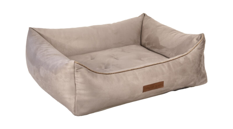 cucce per cani chateaudog camilla beige alcantara comfort