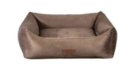 cucce per cani chateaudog camilla marrone alcantara comfort