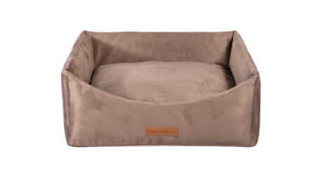 cucce per cani chateaudog dexter marrone alcantara comfort