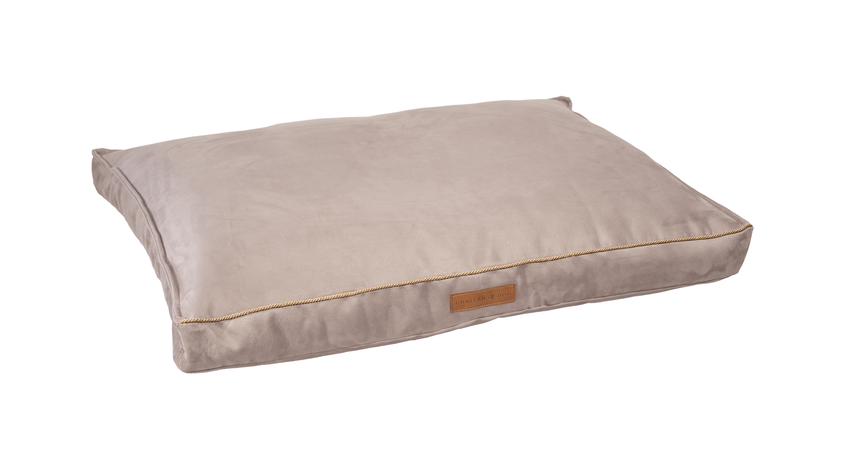 materasso per cani chateaudog rex beige alcantara comfort